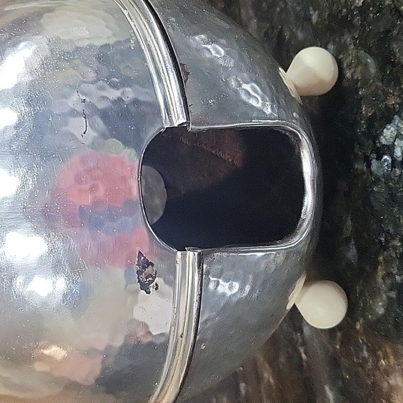 HUTSCHENREUTHER ART DECO SILVER PLATE TEA POT BAVARIA GERMANY - Picture 9 of 14